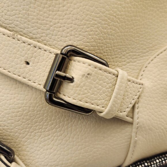 Kenneth Cole Reaction Boots Size 6 Ivory Tate Biker Jewel Faux Leather. NIB - Picture 15 of 15